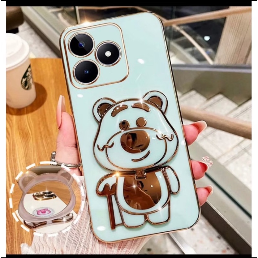 เคส ขาตั้ง น้องหมี  สำหรับ OPPO A6T A6 A6X A6PRO A3 A3X A5i A5X A5PRO A5 A3PRO เคส น้องหมี ตั้งได้ หมุนได้ น่ารัก ส่งไว