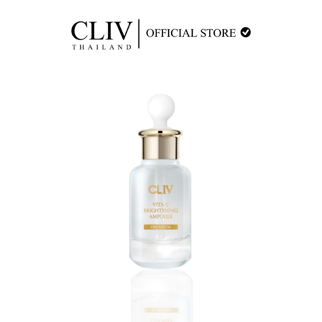 CLIV Vita C Brightening Ampoule 30 ml. แอมพูลจากเกาหลี เผยผิวกระจ่างใส ส่งฟรี