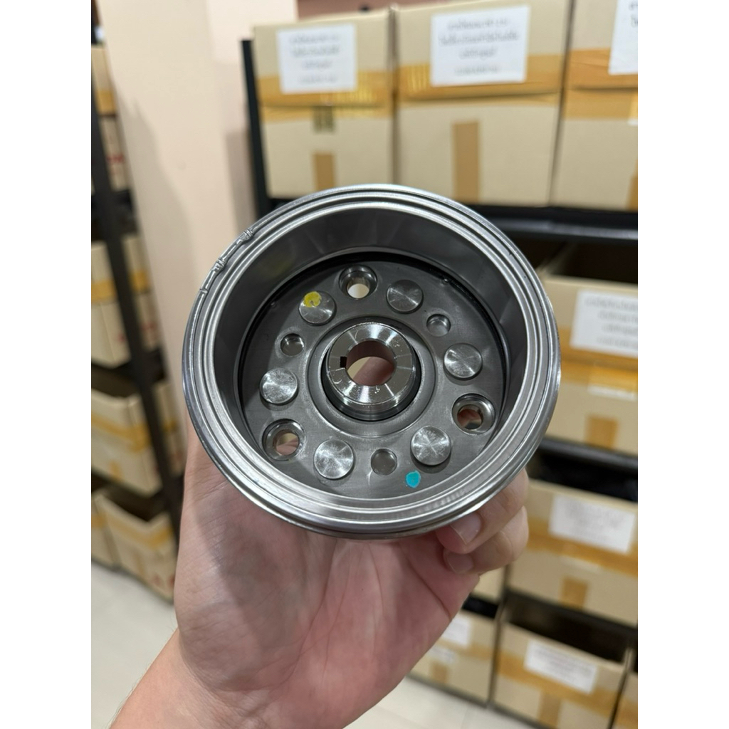 จานไฟเวฟ125sหัวเถิก สำหรับรถสตาร์ทมือ  ล้อแม่เหล็กแท้เบิกศูนย์ *31110-KPH-901*