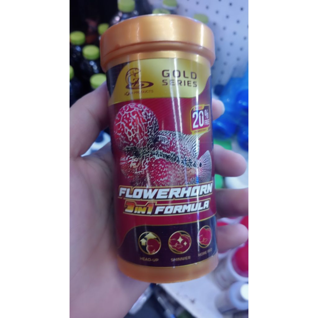 อาหารปลาหมอสี CZ 100 กรัม สำหรับปลาสวยงาม