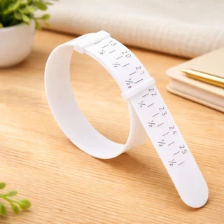 (หน่วยวัดเซนติเมตร)สายวัดข้อมือ ซิลิโคนปรับได้ (Wrist Size Measuring Band) หน่วยวัดเป็นเซนติเมตร