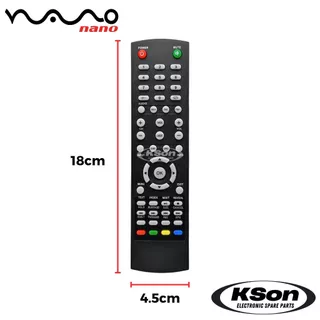 รีโมททีวี นาโน อะไหล่ทีวี NANO TV Remote Control รุ่น NNLED
