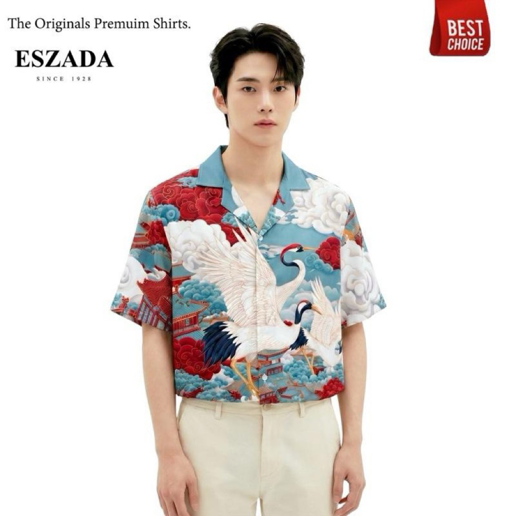 เสื้อเชิ้ตฮาวายผ้าไหมญี่ปุ่นรุ่นพรีเมียม (H) The Premium Original BKK Design Limited Edition A+