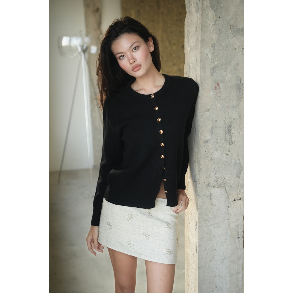 LOVE KNIT CARDIGAN คาร์ดิแกนนิต ออฟฟิศ คาเฟ่ everydaylook