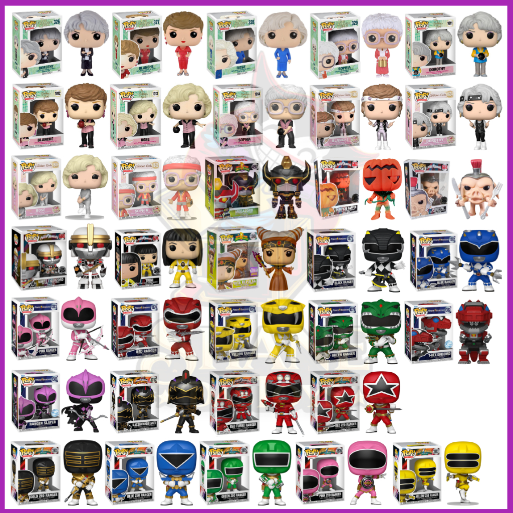 {PRE-ORDER} Funko Pop! TELEVISION TV : The Golden Girls, Power Rangers