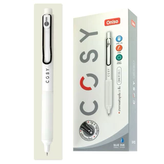 Oniso ราคาส่ง ยกแพ็ค 10 ด้าม ปากกาเจล Gel Pen หมึกสีน้ำเงิน 0.5มม/0.38มม. 9133 Cosy Crystal ยกกล่อง