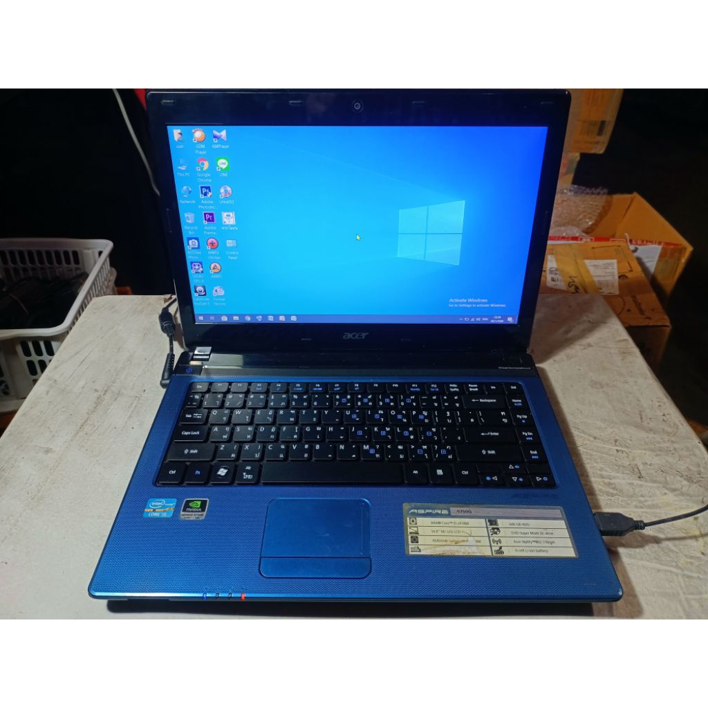 Acer4750Gมือสองก้าดจอคู่1GB.Corei5-2430mRam6GB.HD.500GB.จอดีคีย์บอร์ดดีทัชแพทดีแต่คลิก้ซ้ายขวาไม่ได้