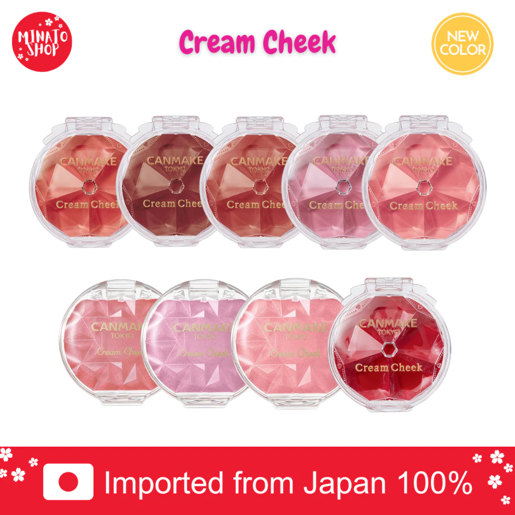 [แท้🇯🇵/ส่งด่วน⚡] CANMAKE Cream Cheek บลัชออนเนื้อครีมมูส ครีมบลัช เนื้อเพิร์ล