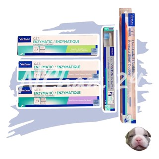Virbac C.E.T Toothpaste แปรงสีฟัน ยาสีฟัน สำหรับสุนัขและแมว …