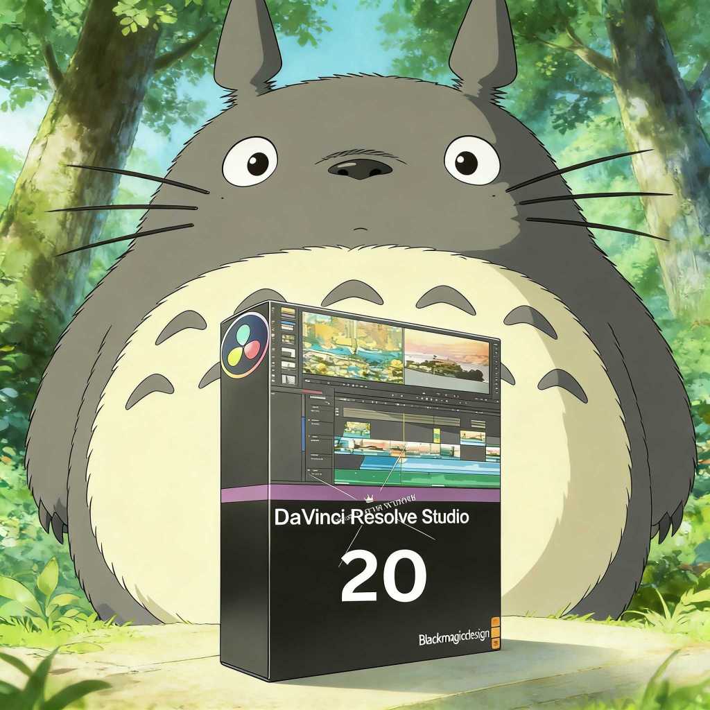 DaVinci Resolve Studio 20.x [ตัวเต็ม] โปรแกรมตัดต่อวิดีโอสำหรับ Windows และ Mac