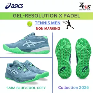 ASICS GEL-TENNIS (แนะนำไซส์ + 0.25 - 0.5CM จากรองเท้าผ้าใบค่ะ) รองเท้าเทนนิสผู้ชาย เน้นความมั่นคงและสบายเมื่อเล่นเทนนิส