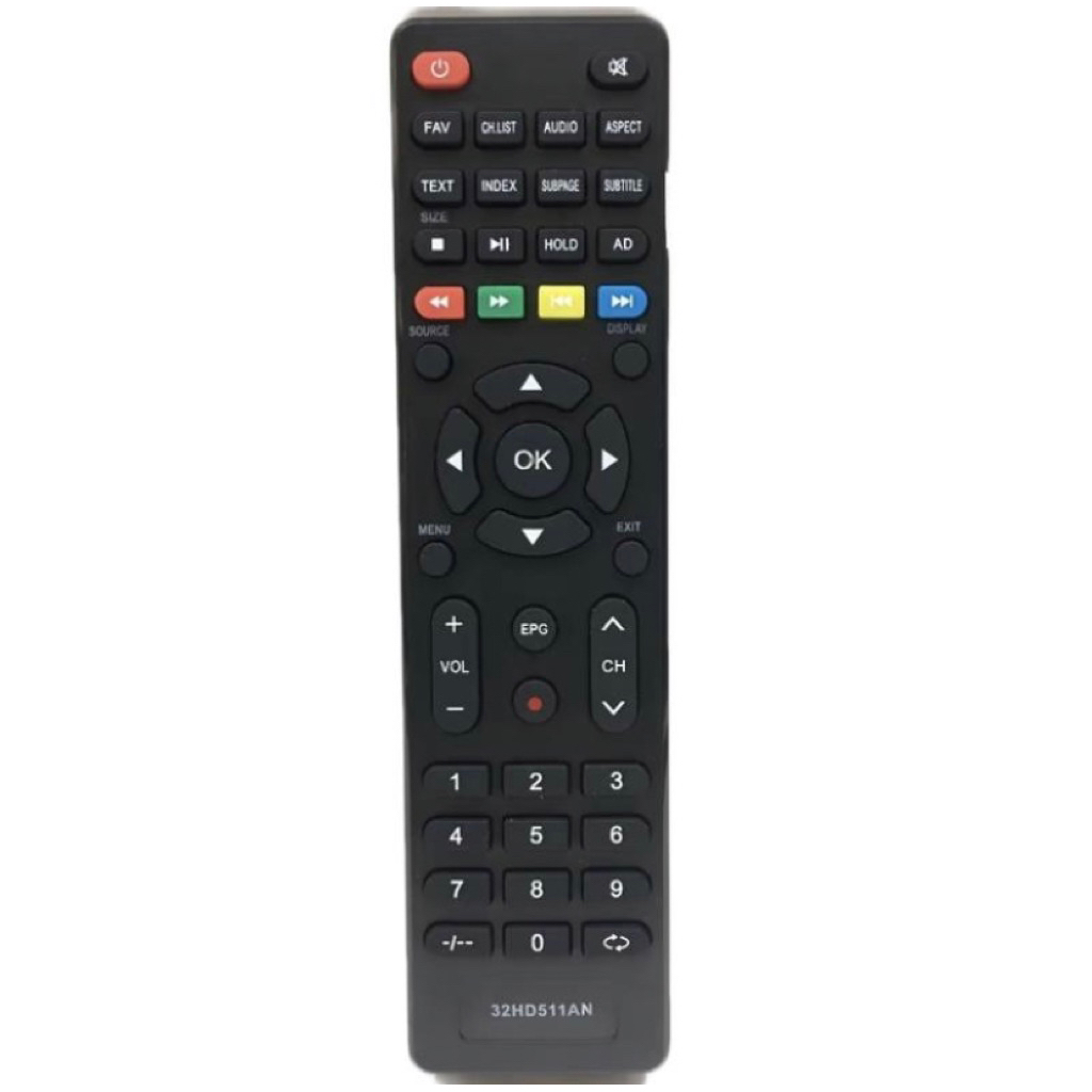 รีโมททีวี 32HD511AN รุ่นเดิมแบบในภาพใส่ถ่านใช้งานได้เลย