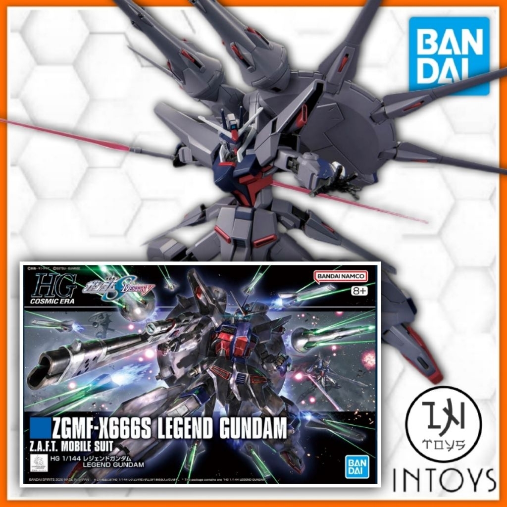 BANDAI - (HG) 1/144 ZGMF-X666S LEGEND GUNDAM Z.A.F.T MOBILE SUIT ( Gunpla / Gundam Model Kits )