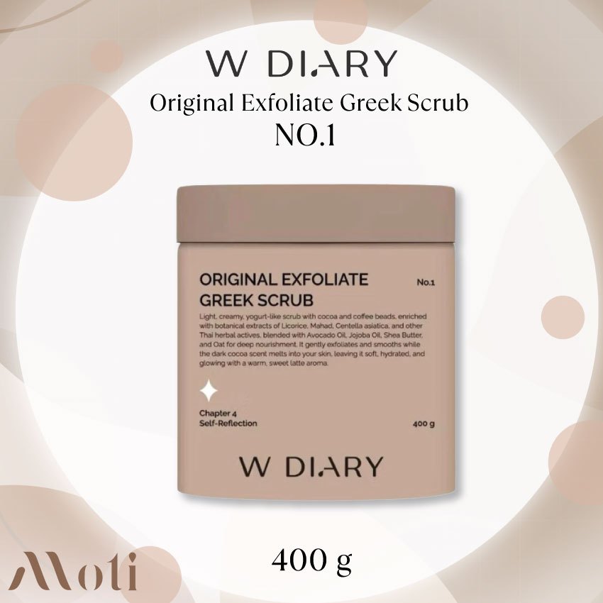 W Diary No.1 Original Exfoliate Greek Scrub  400g.