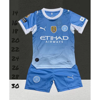 ชุดบอลชุดกีฬาเด็กเสื้อพร้อมกางเกงผ้านิ่มเย็นใส่สบายหญิงชายใส่ได้ขนาดไซร้เด็ก1ขวบถึง13ขวบ