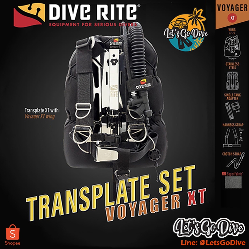 DIVE RITE - TRANSPLATE + VOYAGER Wing Set - BCD - อุปกรณ์ดำน้ำ SCUBA - ชุดดำน้ำ
