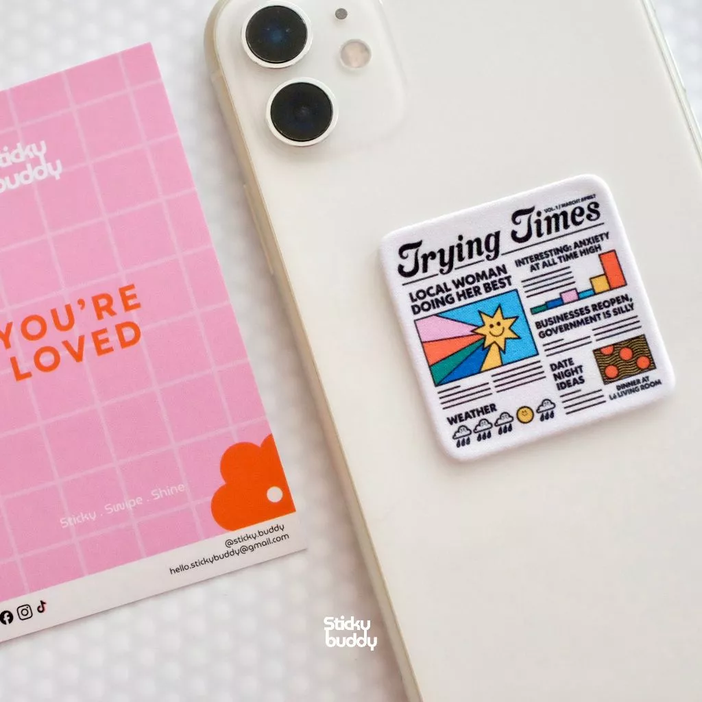 ที่เช็ดหน้าจอแบบติดได้ StickyBuddy ใช้กับ มือถือ โน๊ตบุ๊ค เลนส์ thumbnail 3