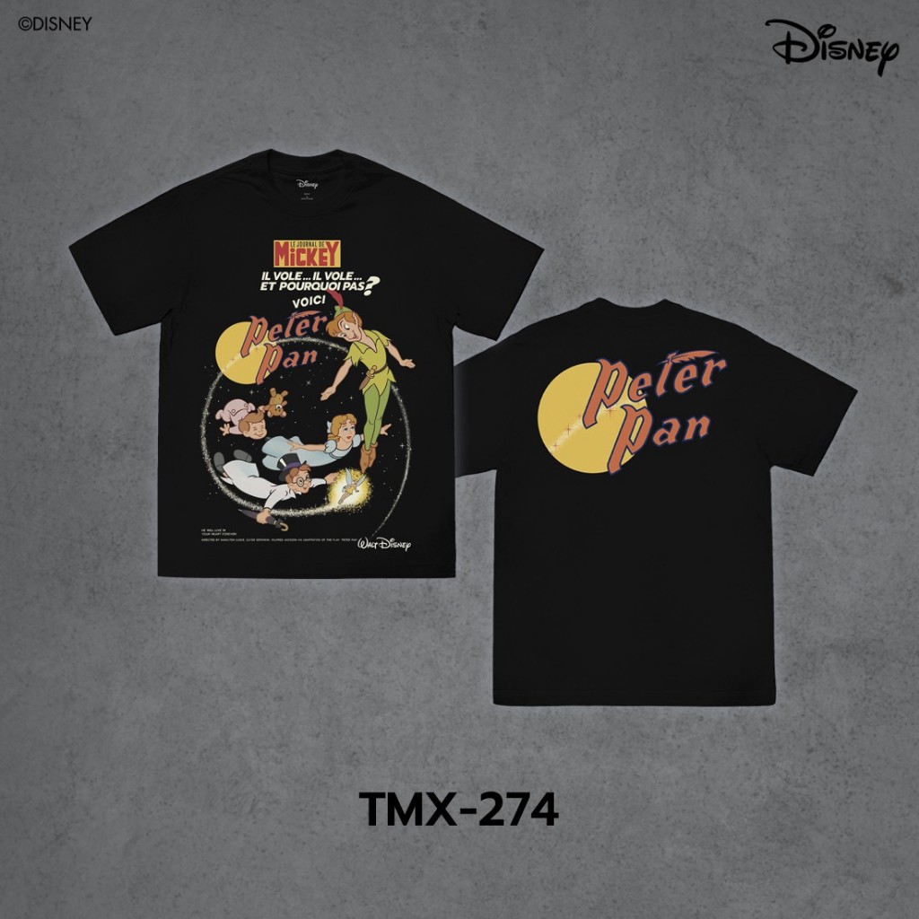 Power 7 Shop เสื้อยืดการ์ตูน "Peter Pan" คอลเลคชั่น "Disney Classics" (TMX-274)