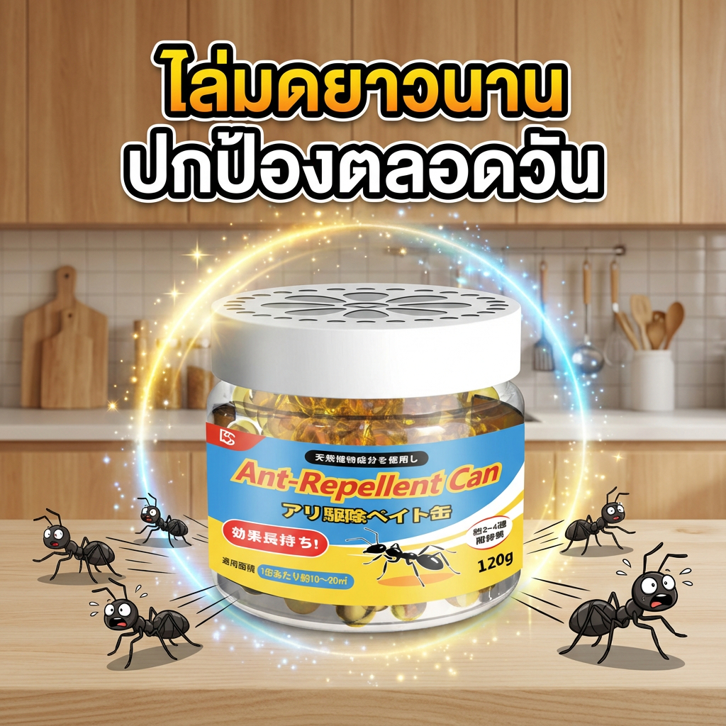 ไล่มดแรง เห็นผลไว! เจลกําจัดมด ไล่มด ที่ไล่มด กําจัดมด ยาฆ่ามด ยาไล่มด สูตรพืช ปลอดภัย