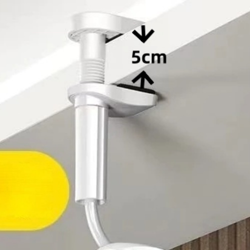 ขายึดกล้องวงจรปิดแบบไม่ต้องเจาะรูสำหรับติดตั้งบนตู้หรือเพดาน เหมาะสำหรับเปลเด็ก Xiaomi - รูปที่ 3