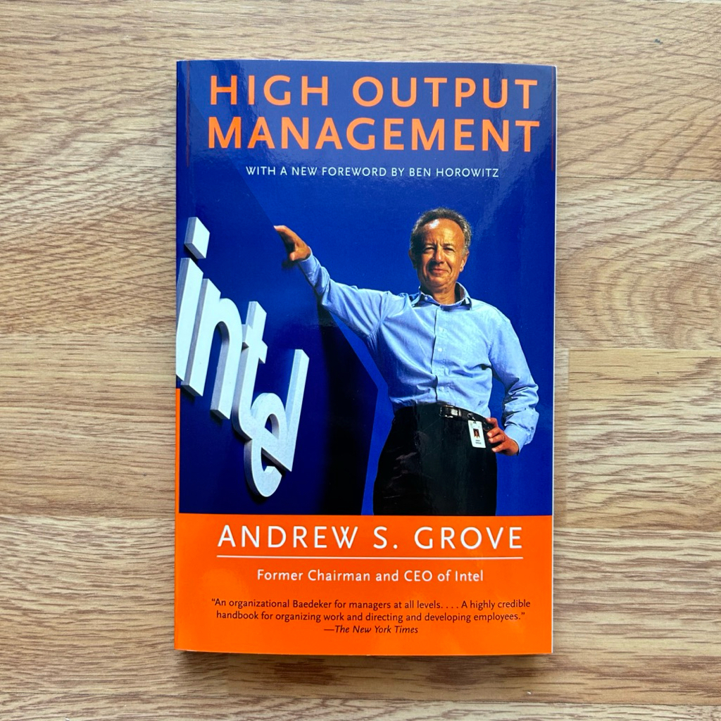 Paperback Andrew S. Grove - High Output Management หนังสือ ปกแข็ง
