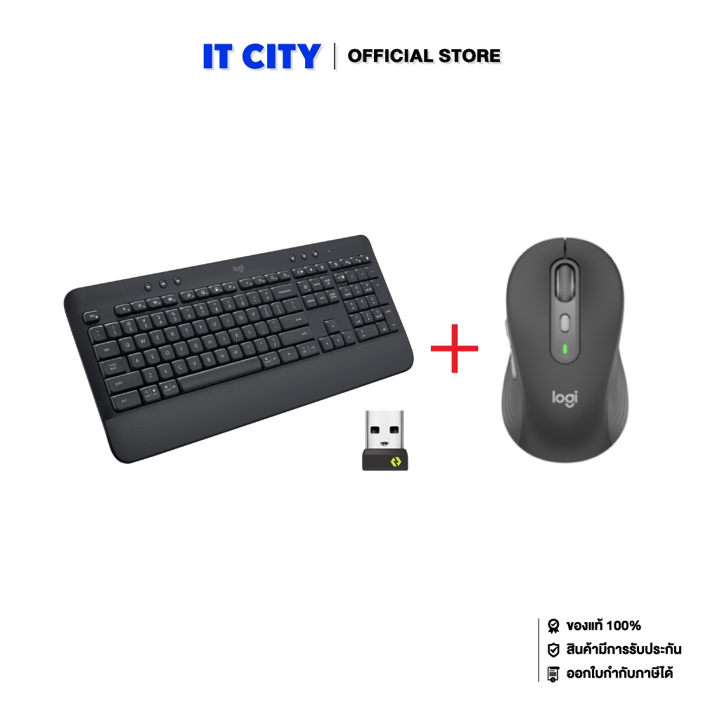 LOGITECH K650 SIGNATURE WIRELESS COMFORT KEYBOARD+LOGITECH SIGNATURE M650 WIRELESS MOUSE
