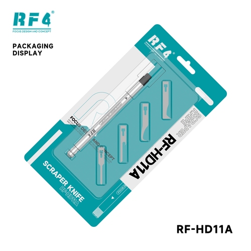 RF4 RF-HD11A 4 in 1 Multi-type ความแข็งสูงใบมีด Universal Handle รองรับสําหรับ 95% ใบมีดเมนบอร์ด IC ซ่อมเครื่องมือ