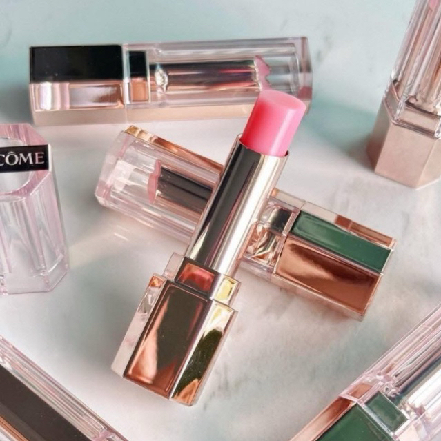 แท้💯ลิปสติก Lan-come Lip Idole Butter Glow 0.8 g # 10 Keep It Glowy (No box)