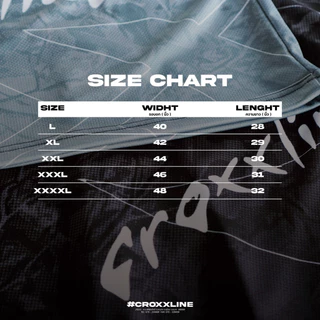 croxxline sport wear เสื้อยืดกีฬา น้ำหนักเบาสบาย คลองตัวเหงอแห้งไว