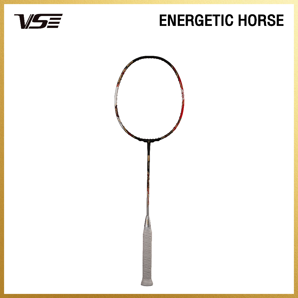 VS ไม้แบดมินตัน รุ่น Energetic Horse Boxset แถมกริปคละสี+เอ็น+ซอง *ขึ้นเอ็น กรุณากดที่ตัวเลือกขึ้นเอ็นเท่านั้น* — صورة 4