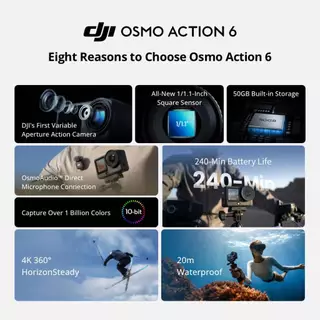 🔥มีส่งด่วน💯พร้อมส่ง🚀DJI Osmo Action 6 - Action Camera | ประกันศูนย์ไทย