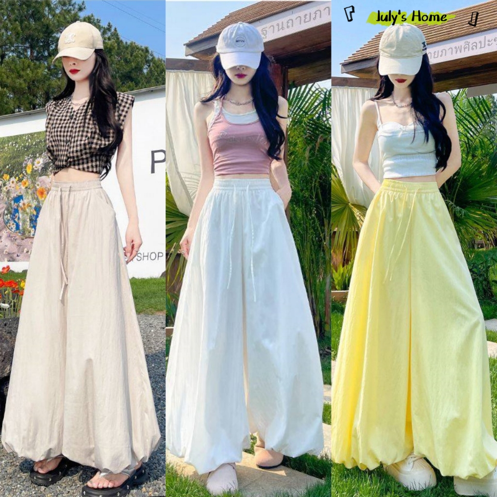 5สี กางเกงผู้หญิง กางเกงลำลอง สไตล์ลำลอง ออบแบบสวย ใส่ไปเที่ยว#J1349