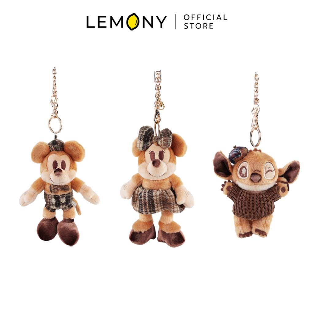LEMONY พวงกุญแจตุ๊กตาดิสนีย์ ซีรีส์ Sweet Chocolate Disney Collection