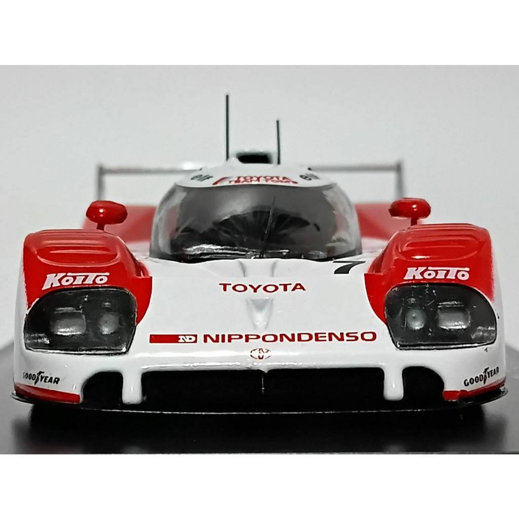 โมเดลรถ Spark Hachette  TOYOTA TS010 "Nippo Denso"  G.Lees-D.BrabHam-U.Katayama NO.7 Le Mans 1992 sc