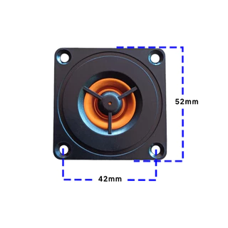 ราคาต่อดอก แหลม 2 นิ้ว 4Ω 20W สีส้ม สี่เหลี่ยม ทวีตเตอร์2นิ้ว ลำโพง