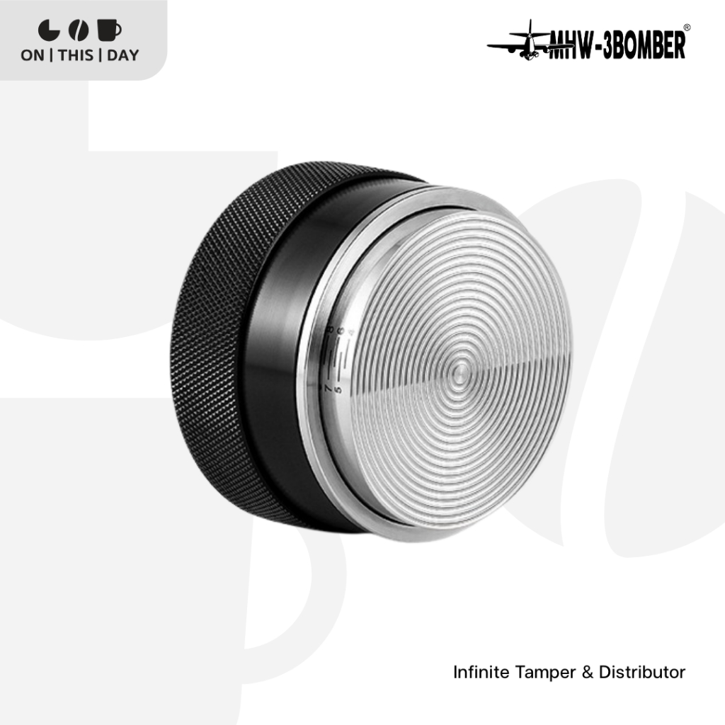 MHW-3BOMBER Infinite Tamper & Distributor ที่เกลี่ยผงกาแฟ ขนาด 51 / 58.35 mm