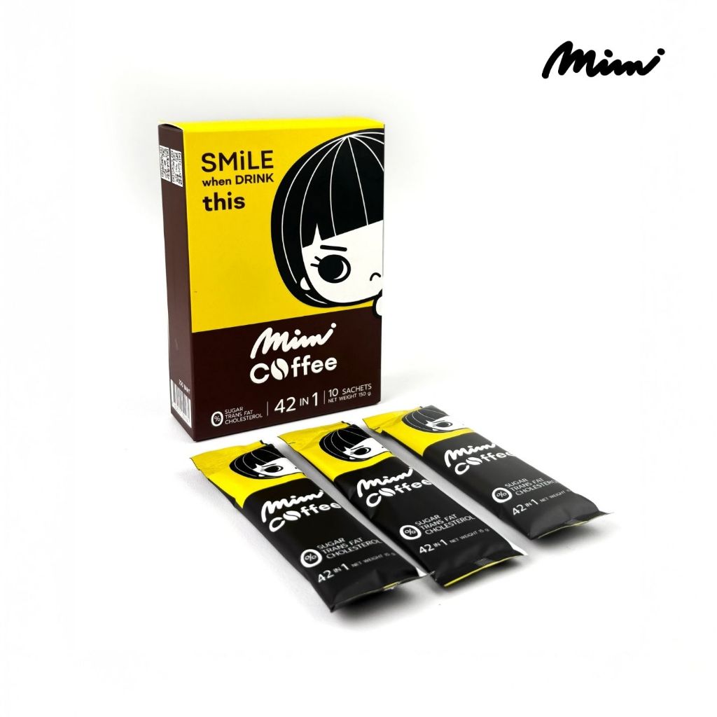 Mimi เครื่องดื่ม มีมี่ กาแฟ 1 กล่อง 10 ซอง  A9CEBL