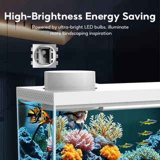 MeeGoo ตู้ปลาอัจฉริยะ 5L Smart Fish Tank ควบคุมการให้อาหารอัตโนมัติ มีระบบกรอง ปั๊มน้ำ ควบคุมAPP