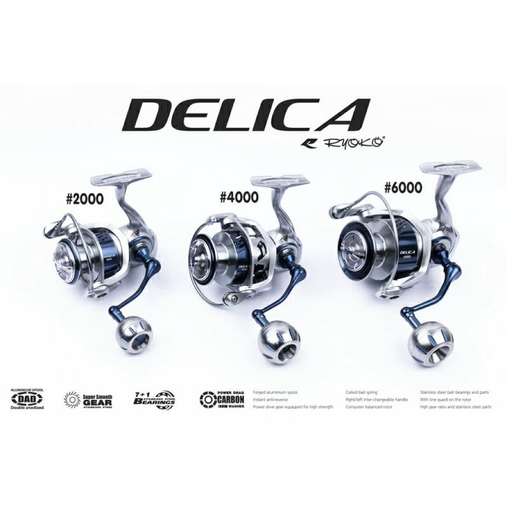 RYOKO DELICA รอกสปินนิ่ง 2026 Series