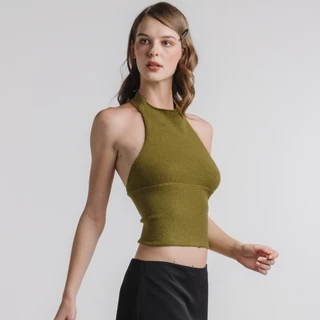 HALTER KNIT TOP 03 | STAYSLAY.BKK (เสื้อไหมพรมผูกคอ)