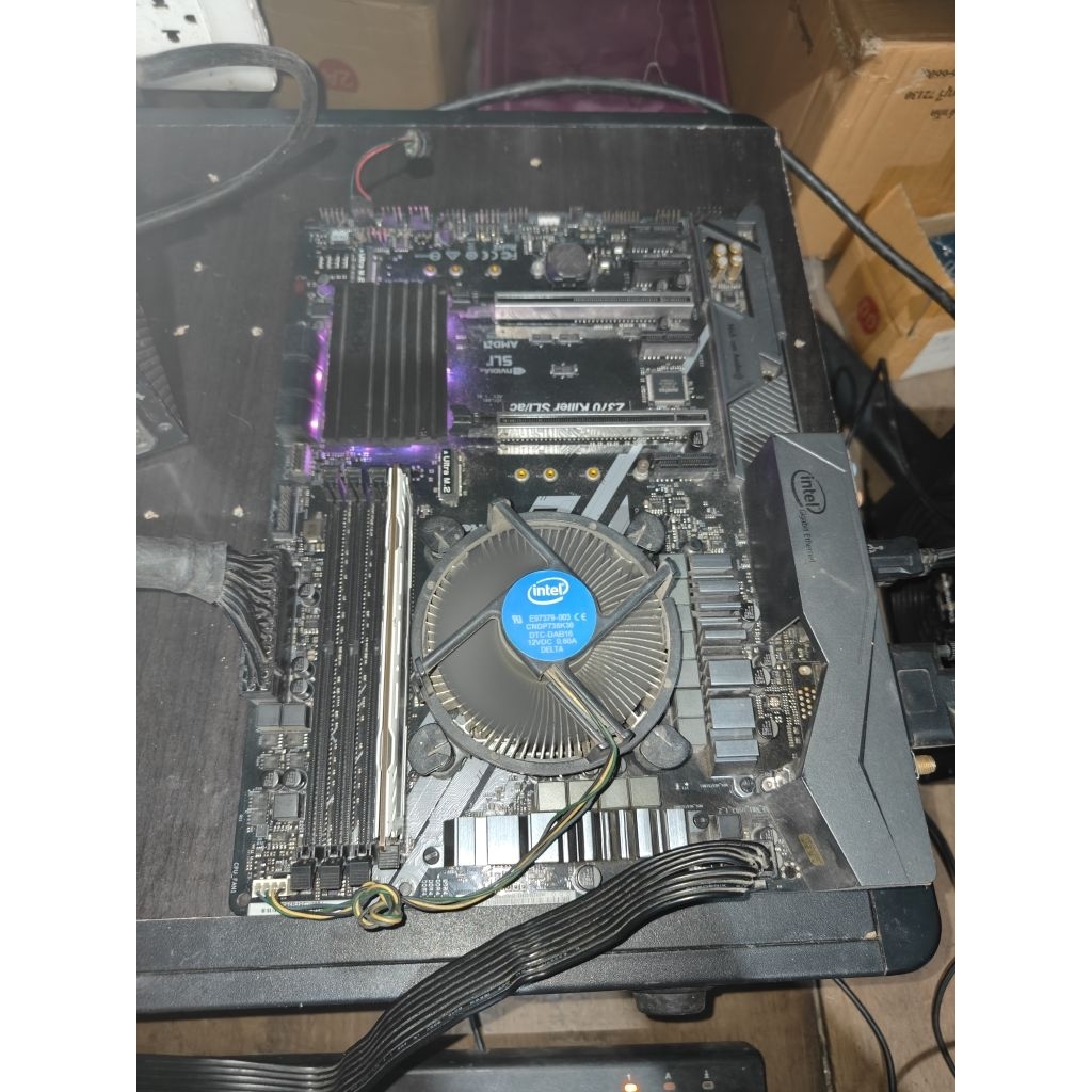 ชุดเมนบอร์ด cpu i3 8100 +เมนบอร์ด ASRock z370 killer sli/ac