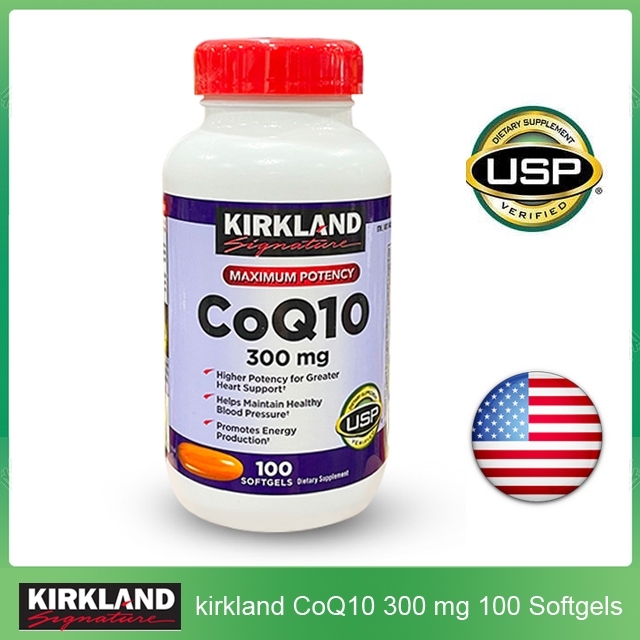 (Exp.06/2027)Kirkland Signature CoQ10 300 mg 100 Softgels