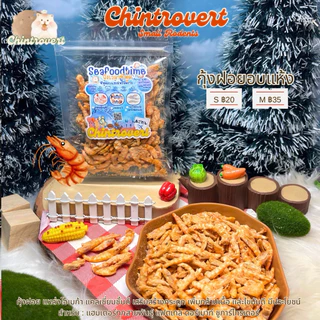 Chintrovert ✨| Freeze dried shrimp กุ้งฟรีสดราย | สำหรับชูการ์ แฮมเตอร์ แฟตเทล ดอร์เมาท์