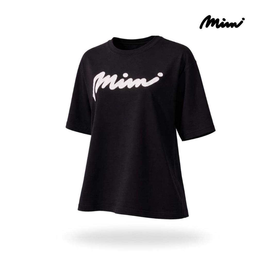MIMI SHIRT เสื้อยืดคอกลมแขนสั้น ลายมีมี่ AT54BL