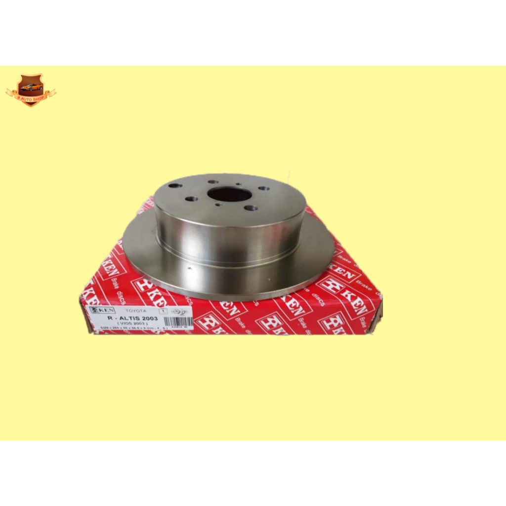 จานดิสเบรคหลัง TOYOTA ALTIS,1800,1ZZ,VIOS ปี2003 ราคาอันละ650บาท