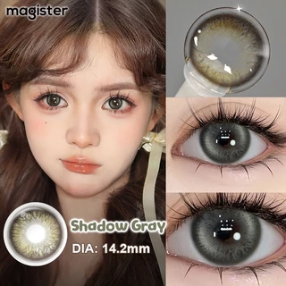 Magister & Realcon คอนแทคเลนส์ OMG คอนแทคเลนส์สายตาสั้น สีน้ำตาล contact lens ใช้ได้หนึ่งปี คอนแทคเลนส์แบบมีองศา 14.0mm