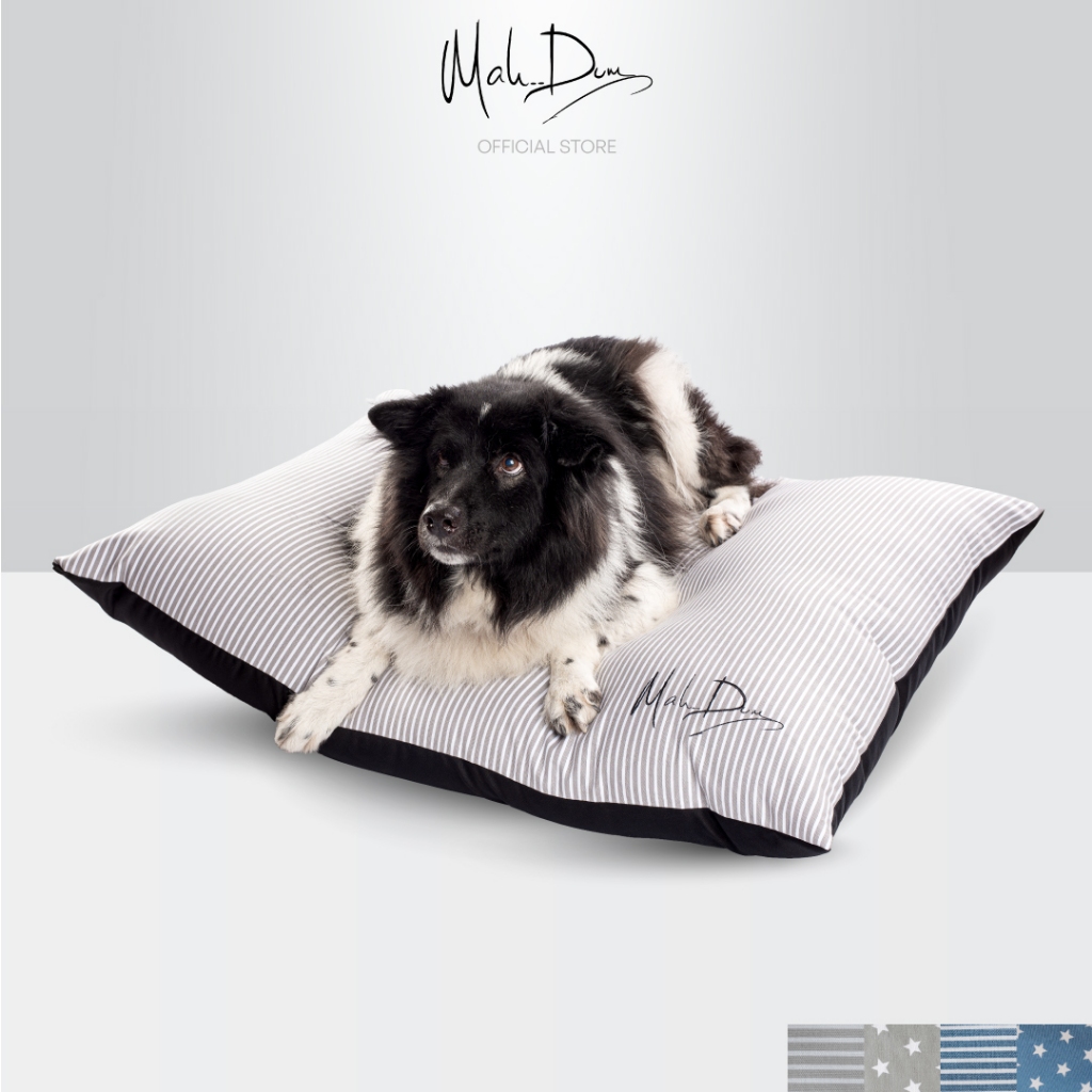 [Mahdum] Duvet Cushion on-top Cotton ที่นอนสุนัข ที่นอนแมว เบาะนอนสัตว์เลี้ยง คุณภาพดี มีหลายขนาด เคลือบสารสะท้อนน้ำ