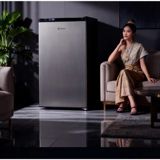 Zinney Single Door ตู้เย็นขนาดเล็ก 3.4Q/92L ตู้เย็น DF1-11S