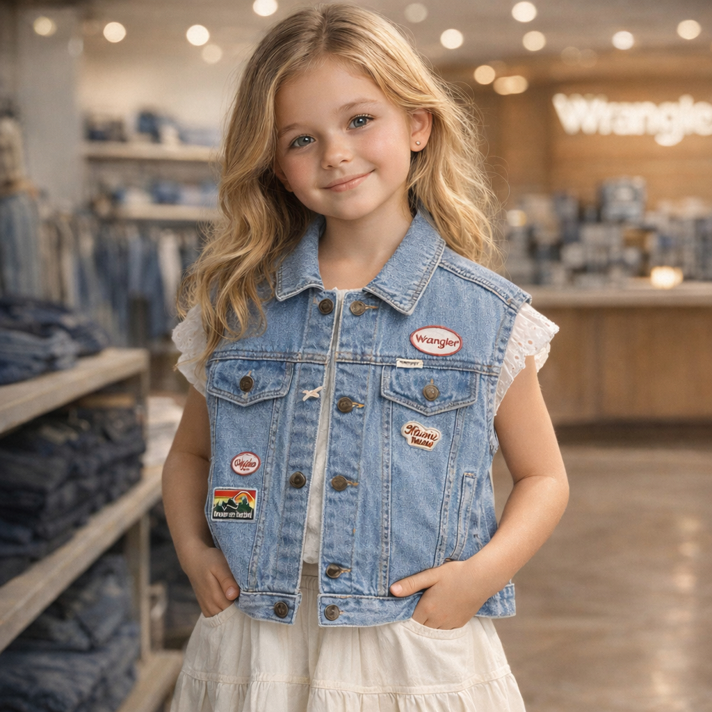 เสื้อกั๊ก เด็กผู้หญิง  Wrangler Kids