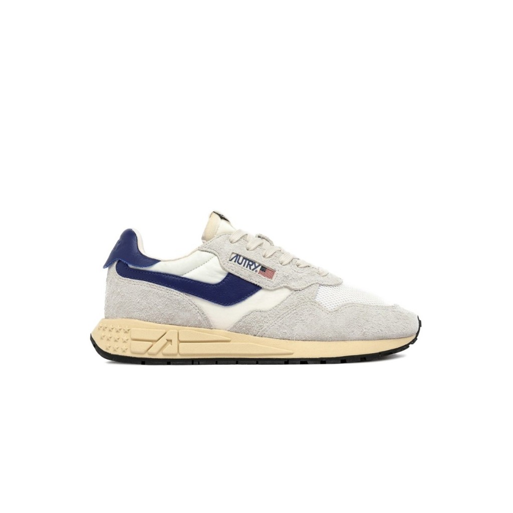 AUTRY A1UNWWLMUT01 REELWIND LOW MAN SUEDE/NET WHT/LIMOGES